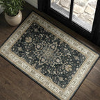 RELEANY Washable Area Rug, Small 2'x3', Water Repellent, Pet Friendly, Vintage by RELEANY