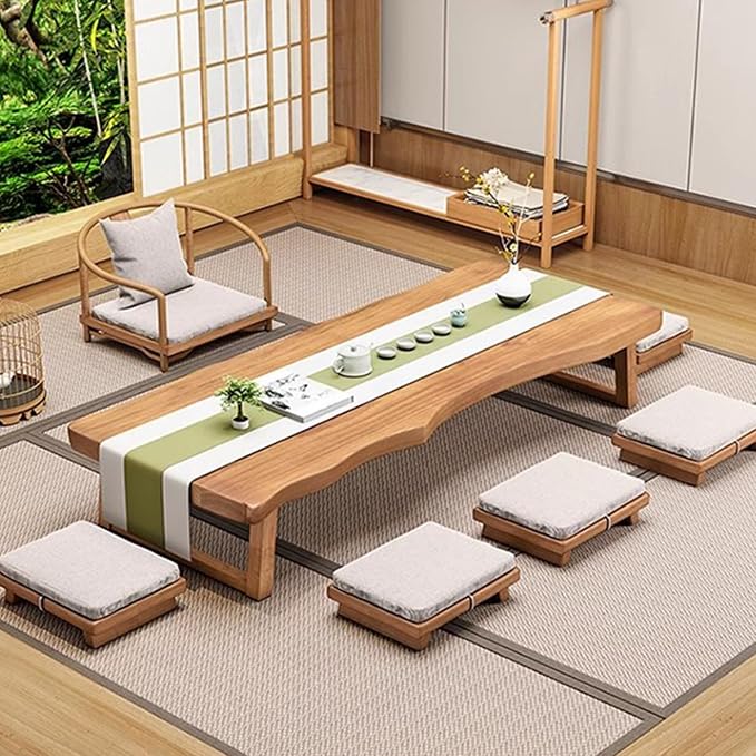Living Room Coffee Table Japanese Style Floor Table Low Table Reception Room - Image 2