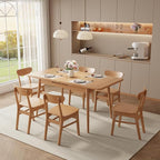 Muwuele Solid Wood Extendable Dining Table - Image 2