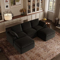 Novilla 104.3" Modular Cloud Couch, Modern Sectional Sofa by Novilla
