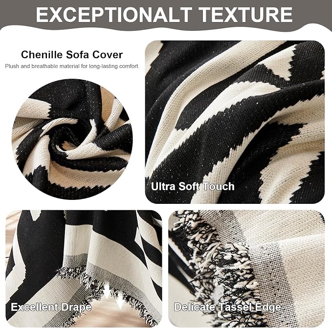 VClife Boho Couch Cover for Dog, XXL Throw Cover for Couch Washable Couch - Image 3
