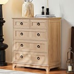 Joaxswe Farmhouse 5 Drawer Dresser - Image 5
