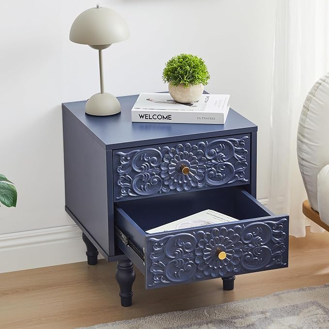 Nightstand, Farmhouse Bedside Table - Image 5