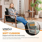 VINGLI Mid-Century Modern Cloud Accent Armchair - Image 6