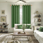 YoungsTex Forest Green Linen Curtains - Image 2