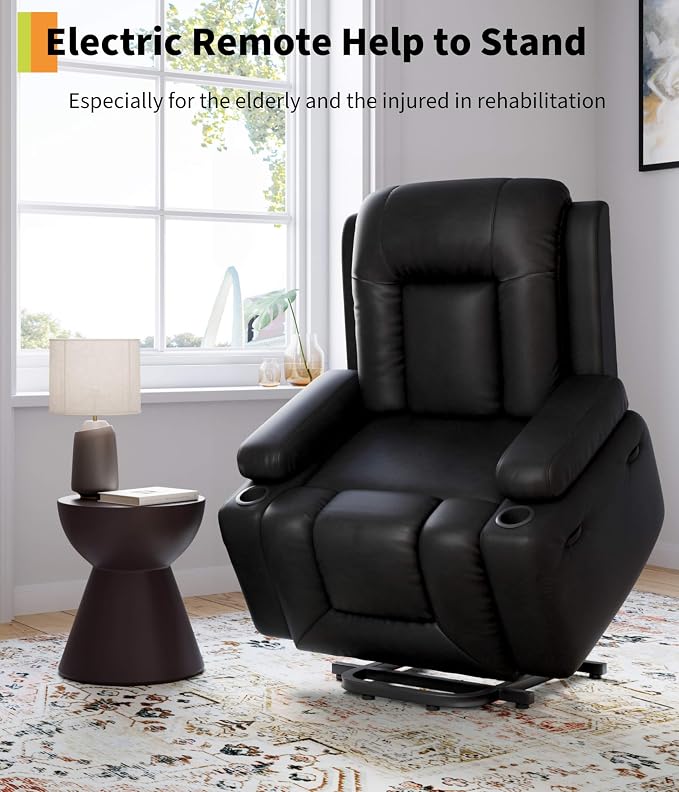 GarveeHome Oversized Wide Power Lift Recliner Chair - Image 4