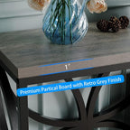 GiftGo Narrow Sofa Table 47.2 Inch, Industrial Sofa Table Behind Couch - Image 6
