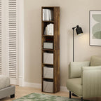 Furinno LUDER Book Shelf, 6-Tier Tall Modern Bookshelf, Bookcase - Image 2