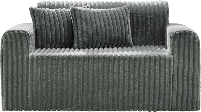 Hobestluk Couch Sofa 2-Seater Foam Sofa Loveseat - Image 8