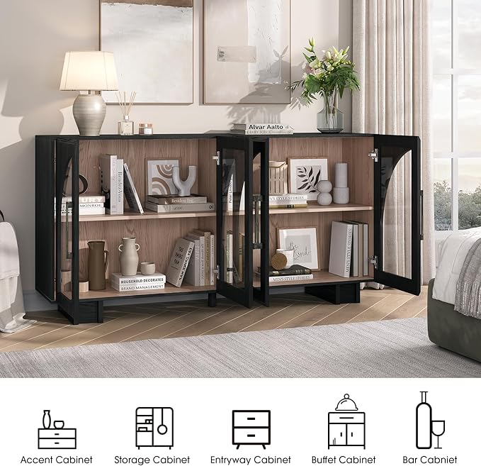 JOINICE Sideboard Buffet Cabinet - Image 4