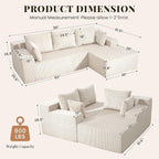 GRUSIGN Cloud Sectional Boneless Couches - Image 2