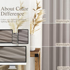 Stone Grey Linen Curtains 96 Inches Long - Image 3