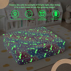 MeMoreCool Glow in the Dark Kids Couch – Modular Fold-Out Toddler Sofa | - Image 5