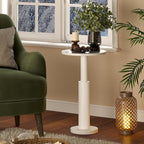 LAATOOREE Small Round Side Tables Set of 2, Drink Tables, Accent Coffee Tables - Image 2