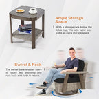 Joyside Patio Chair with Side Table - Image 5
