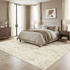 UERMEI Square Area Rugs : Washable 10x10 Neutral Modern Abstract Carpet - Image 3
