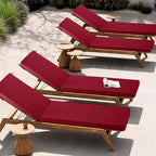 Chaise Lounge Cushion Outdoor, Waterproof and Stain-Resistant Lounge Deck - Image 8
