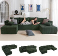 MAXYOYO 129.5" Modular Sectional Sofa Couch, U Shaped Modern Cloud Couch by MAXYOYO