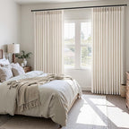 Pinch Pleated 94 Inch Curtains 2 Panels - Image 2