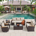 6 Pieces Patio Furniture Sets - Image 8