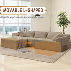 Korser 110" L-Shaped Modular Sectional Sofa - Image 6