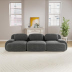 Boneless Sectional Couch, No Assembly Required, 117.3” Modular Cloud Sofa - Image 2