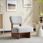 GDFStudio Upholstered Armless Accent Chairs Set of 2 Modern Side Chair - Image 6