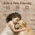 7x10 Large Beige Fluffy Soft Area Rug Non-Slip - Image 7