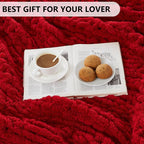 L'AGRATY Chunky Knit Throw Blanket - Image 7