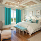Blackout Curtains for Bedroom, Peacock Teal, 52 x 63 Inch, 2 Panels | Thermal - Image 6