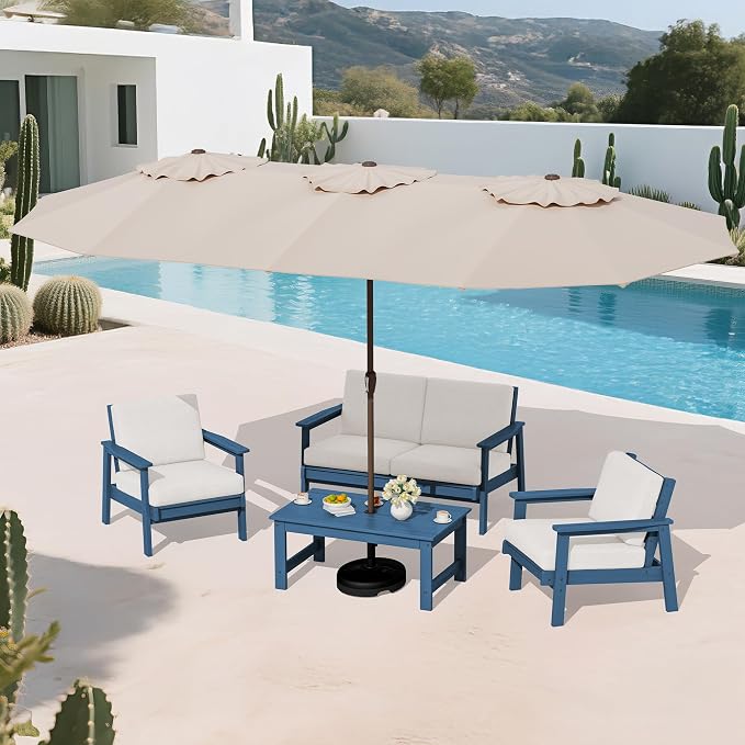 SERWALL HDPE Patio Furniture Set - Image 9