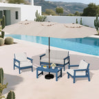 SERWALL HDPE Patio Furniture Set - Image 9