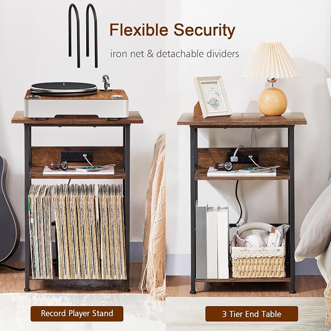 AMHANCIBLE Record Player Stand - Image 5