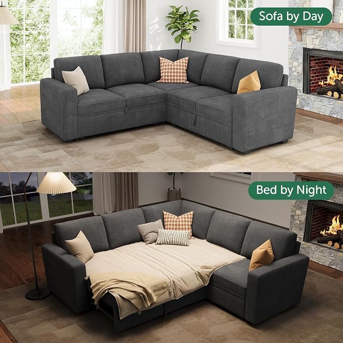 HONBAY Modular Sectional Sleeper Sofa - Image 5