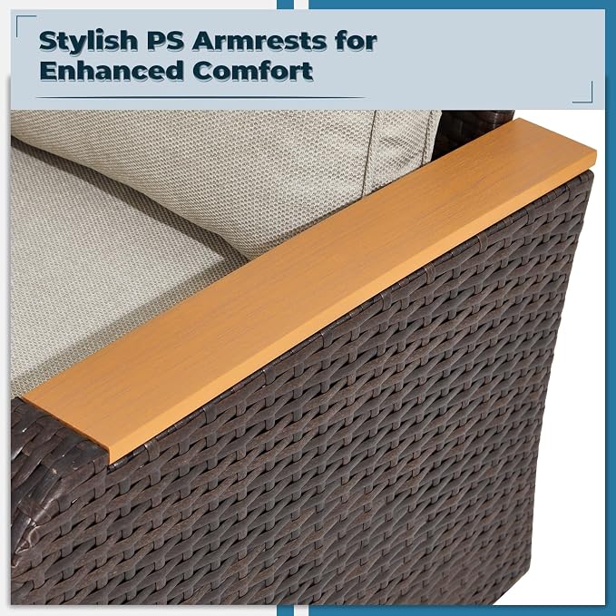 6 Pieces Outdoor Furniture Set - Image 7