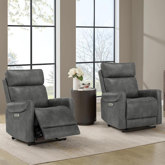KISLOT Leather Recliner Chair for Adults Wall Hugger RV Recliner - Image 8