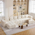 160" Boneless U-Shaped Sofa Couch by CACFTII