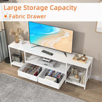 GYIIYUO TV Stand with Fabric Drawers - Image 5