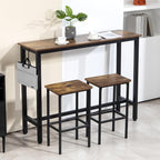 Finnhomy 52.7" Industrial Bar Table Set - Image 4