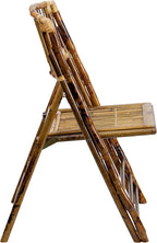 Flash Furniture Folding Bohemian Bamboo Chairs - Image 14