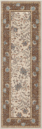 GarveeHome 2x6 Washable Runner Rug Brown Non Slip Kitchen Runner | Hallway Soft - Image 9