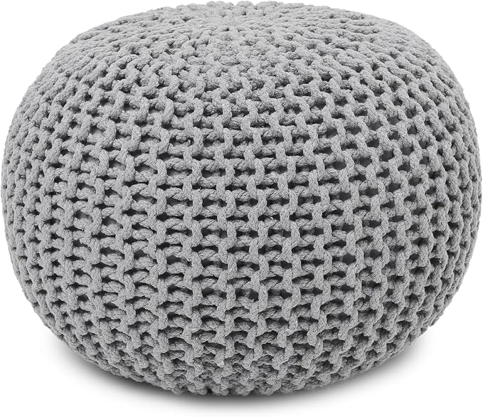 REDEARTH · Round Boho Pouf Ottoman by REDEARTH