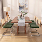 Zesthouse Natural Rattan Dining Chairs Set of 6, Modern Dining Room Chairs by Zesthouse