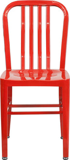 Flash Furniture Gael Indoor/Outdoor Modern Metal Dining Chairs, - Image 10