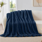 BEDELITE Ribbed Twin Blanket for Couch & Bed, Warm Yet Lightweight, Ribbed - Image 7