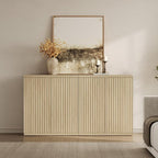 SICOTAS Buffet Cabinet with Storage Accent Sideboard Modern Credenza with Doors - Image 2
