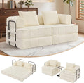 Korser Folding Convertible Sofa Bed, Corduroy Upholstered Boneless Couch by KORSER