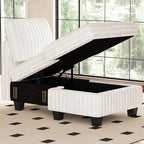 Belffin Modular Sectional Storage Chaise Module - Image 3