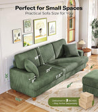 Kidirect 87in U Shaped Couch, Modular Sofa No Tool Assembly, Comfy Sectional - Image 2