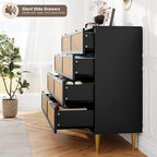 GarveeHome Rattan 8 Drawer Dressers - Image 6